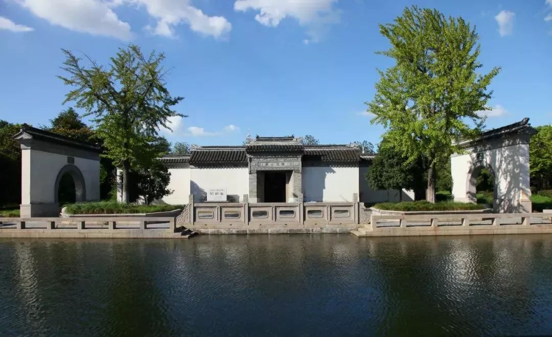 中国传统古建筑香楠厅400多年历史金丝楠木建造