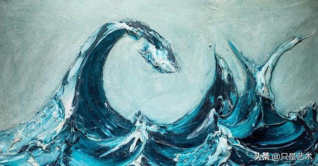 超酷的立体海浪,颜料不要钱系列