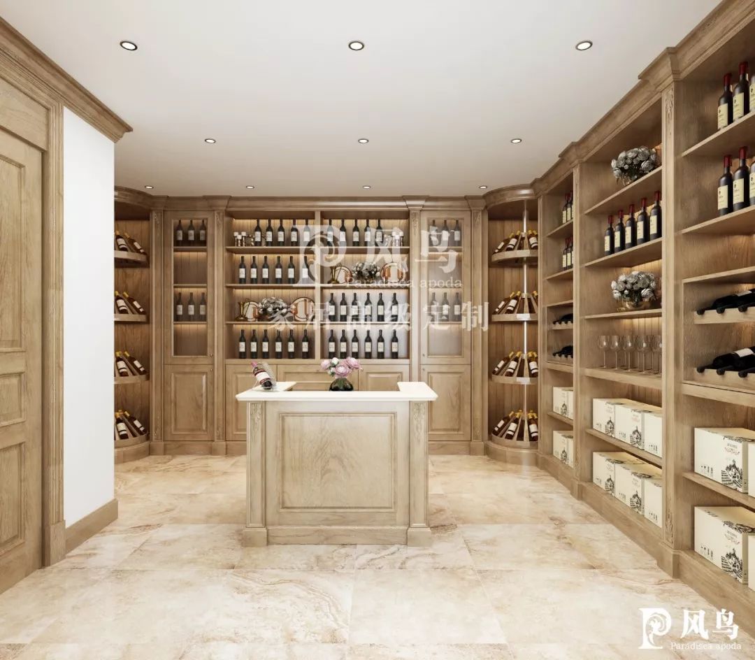 风鸟款式豪宅标准的检验线酒窖