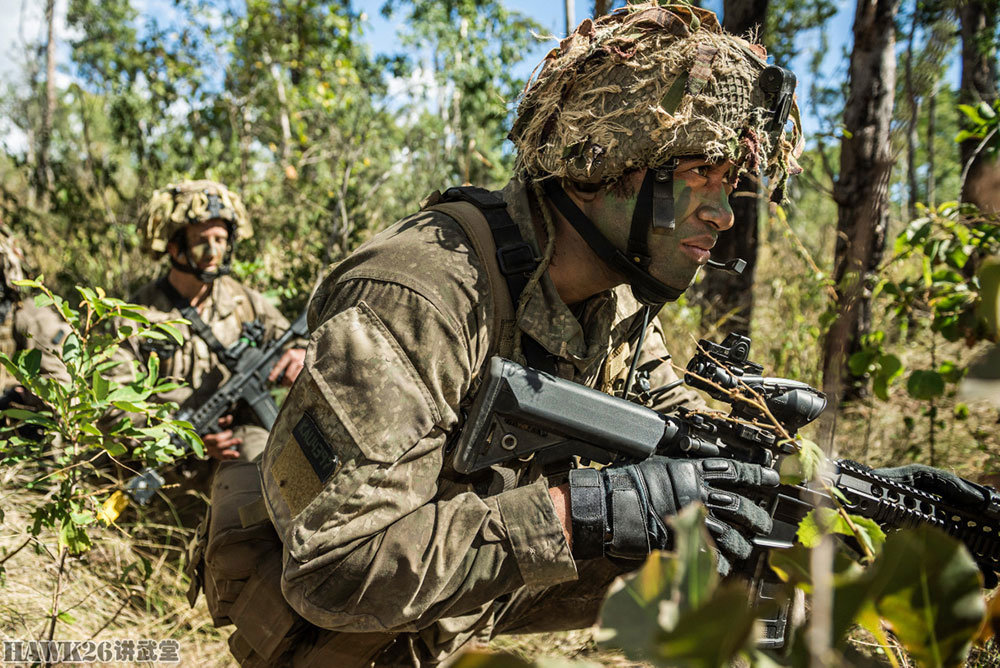 原创新西兰陆军在澳大利亚参加演习lm308mws精确射手步枪曝光