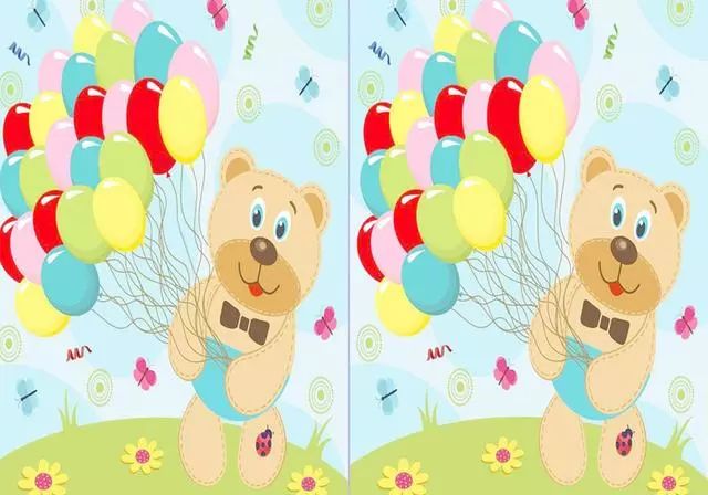 眼力大比拼5张图9处不同能找出一半的智商绝对超过120