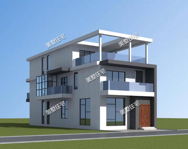 面宽7米的三层现代风别墅网友震惊原来别墅还能这样建