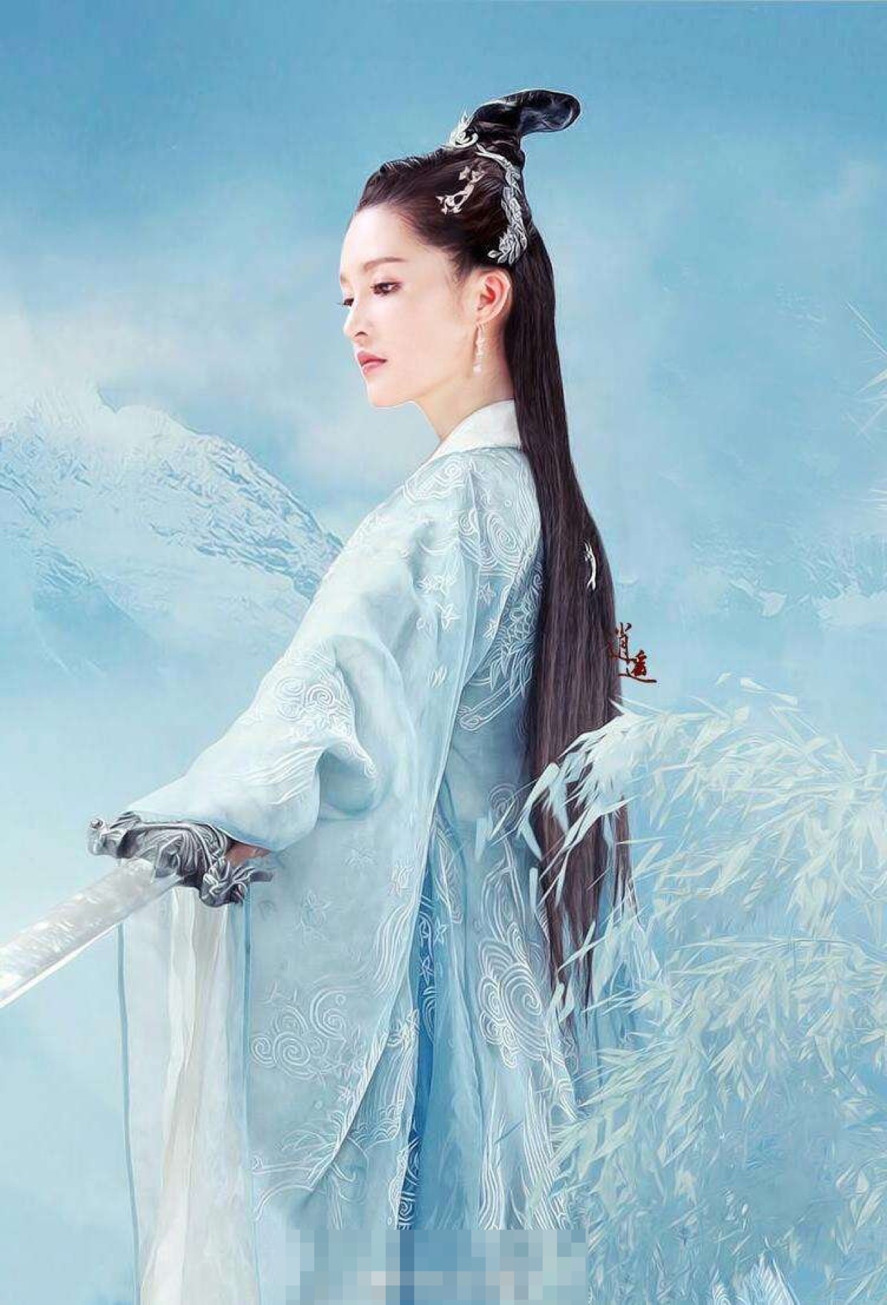 原创电影版诛仙再次公布剧照孟美岐的碧瑶换一个造型还是丑啊