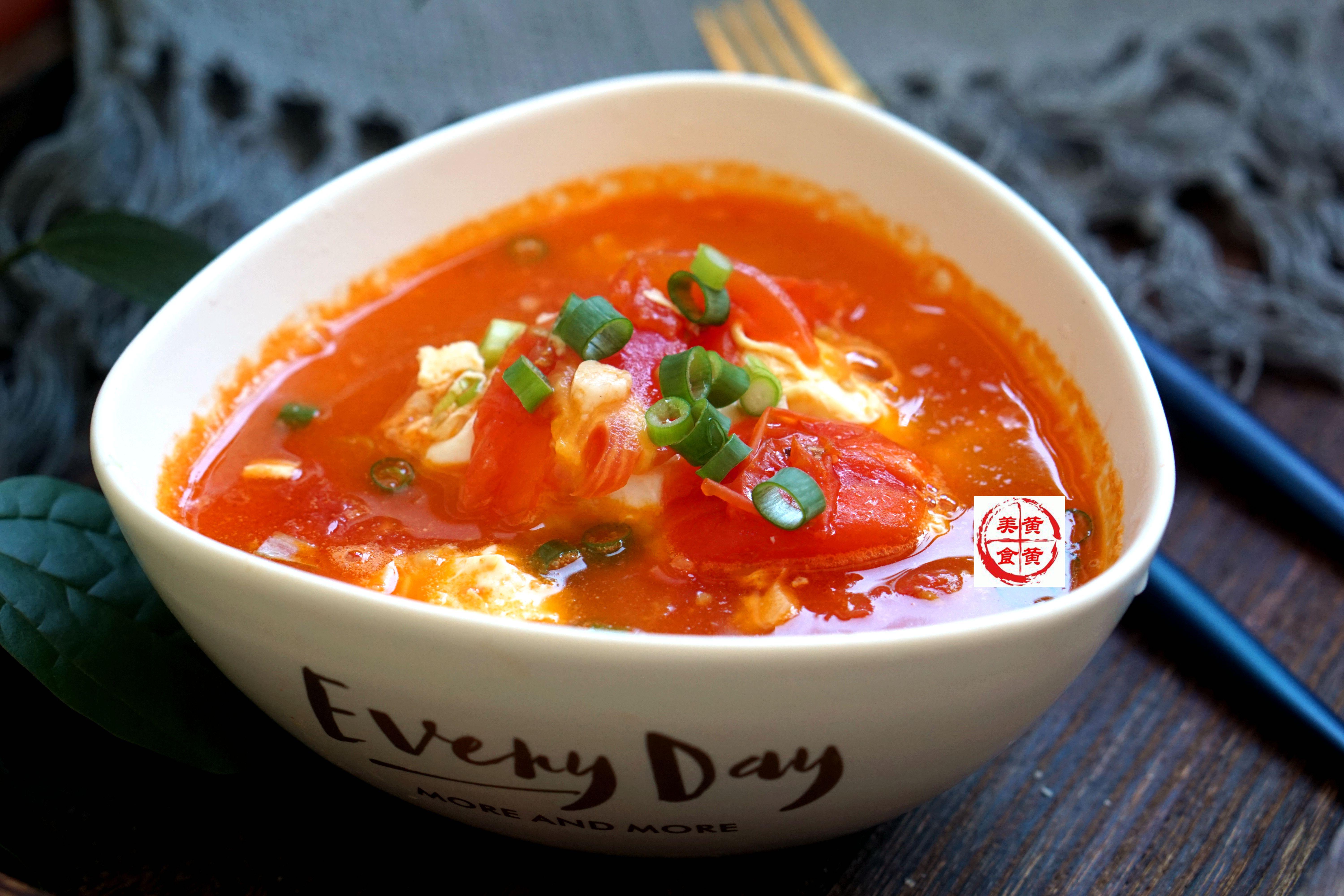 西红柿蛋汤图片简单图片