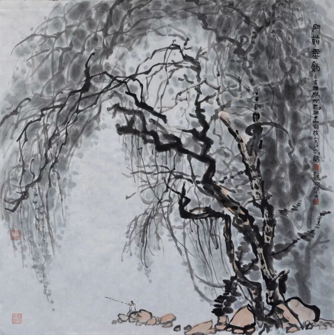 艺展中国扎根沃土钟情自然马建国水墨山水画作品展