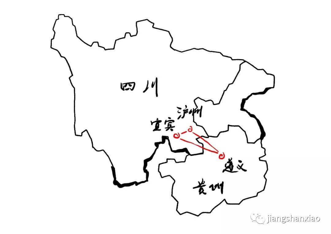 四川地图线稿图片