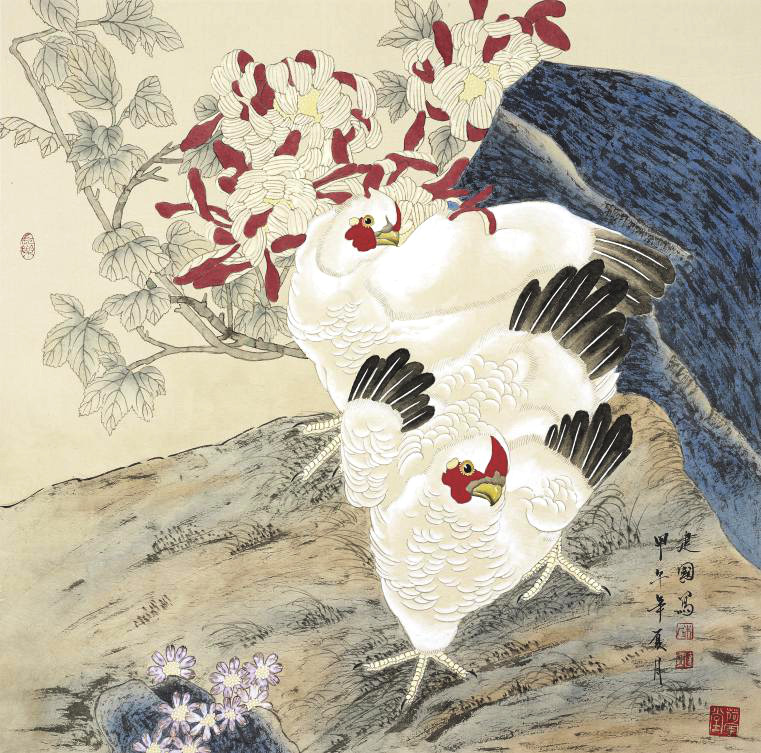 工笔画家朱建国