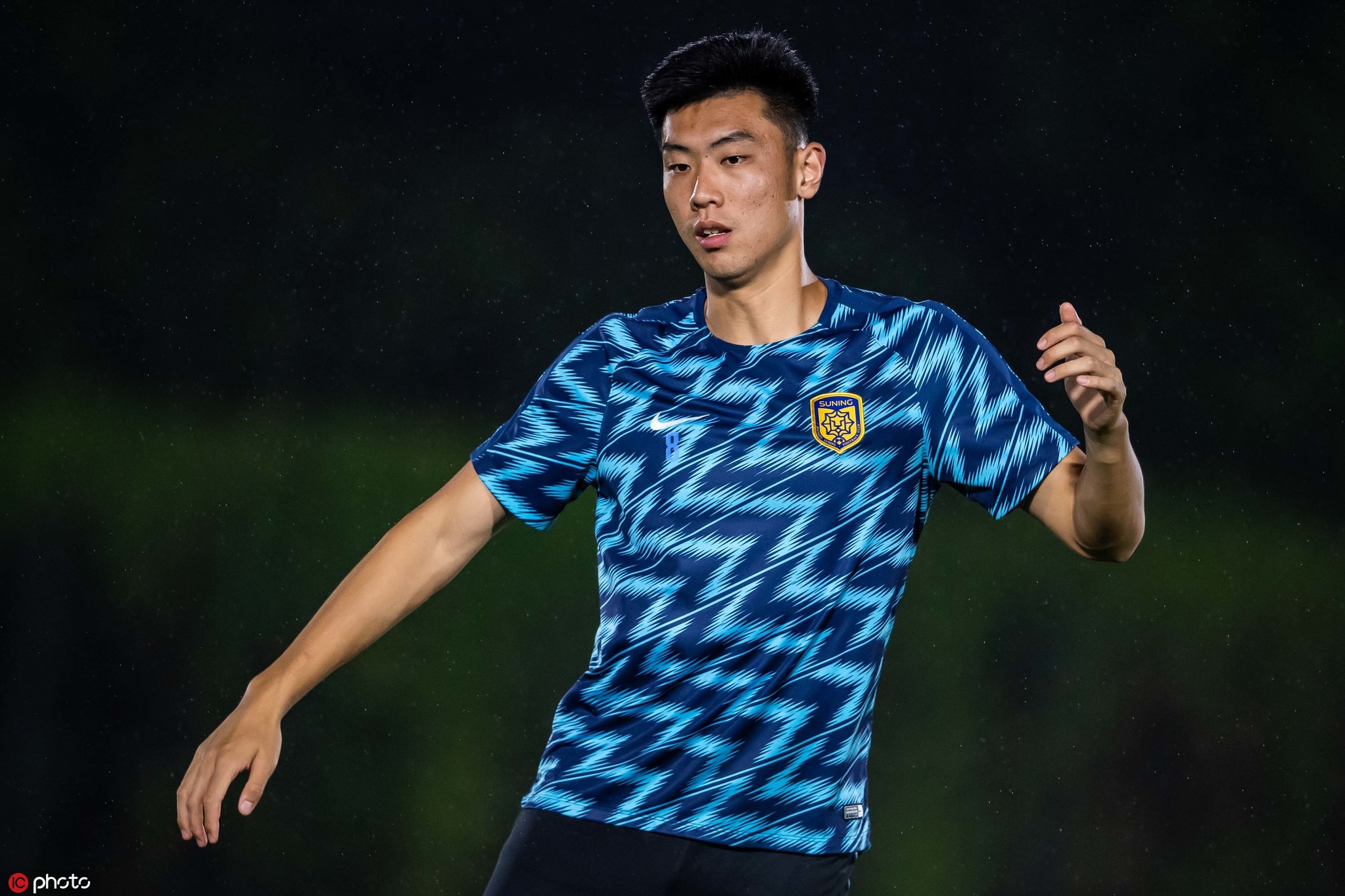 江苏苏宁备战训练,新援桑蒂尼,米兰达参与合练