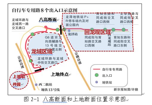 北京自行车专用道地图图片