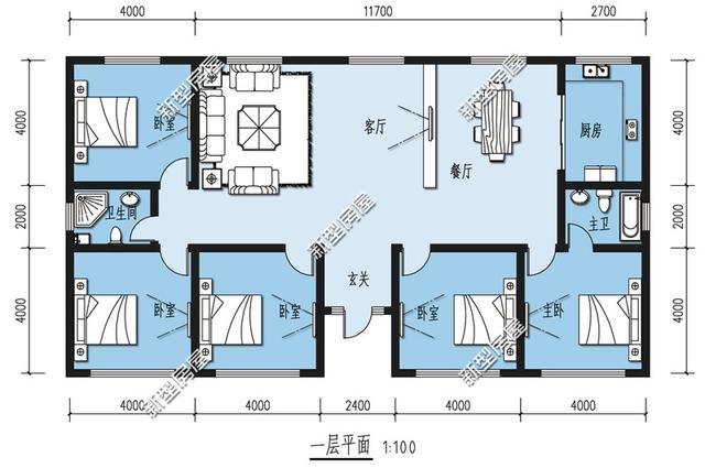 9套颇受农村欢迎的一层平房,最低只要20万,赶紧回乡建一栋