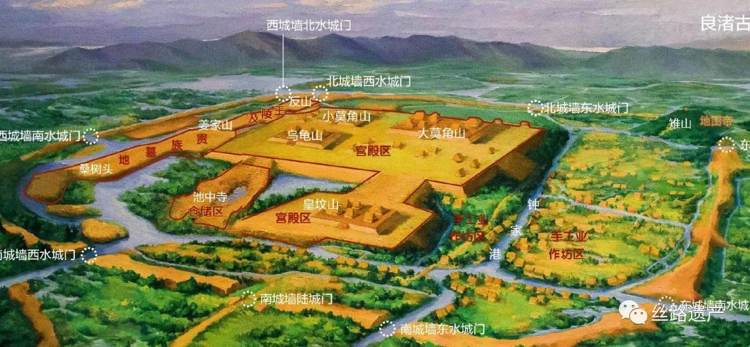 良渚文化遗址复原图图片