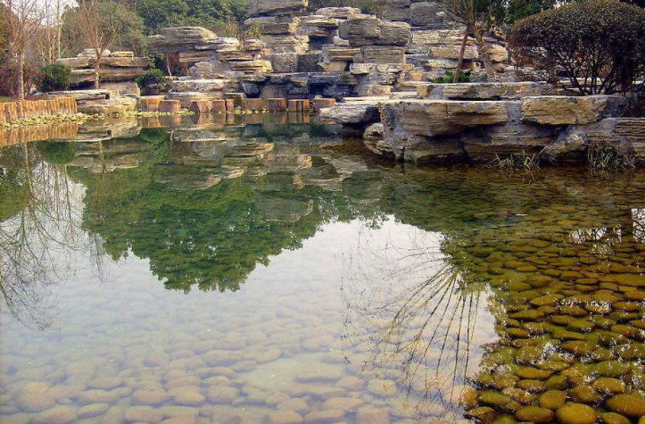 公园景观鱼池水这么处理简单高效便捷