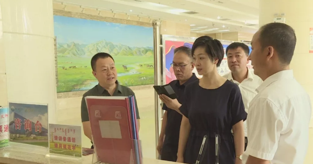 冯桂莎带队对分管领域创城工作开展情况进行了督查调研,土右旗各有关