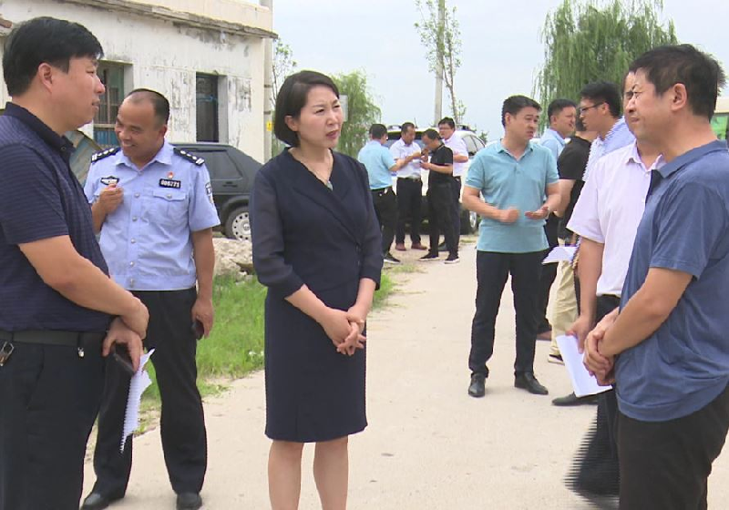 县长林梅调研城建交通项目建设工作