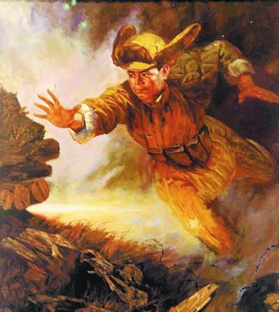 上甘岭悲壮一幕!英雄用身体堵枪眼,胸膛打烂却不见流血