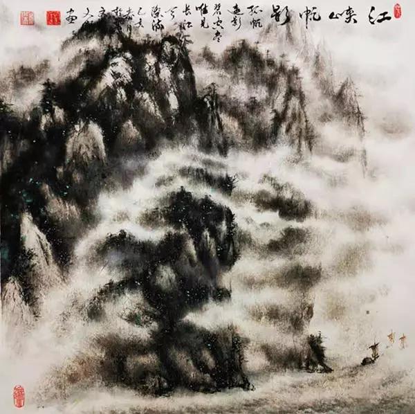 画家杨文杰山水花鸟画作品赏析