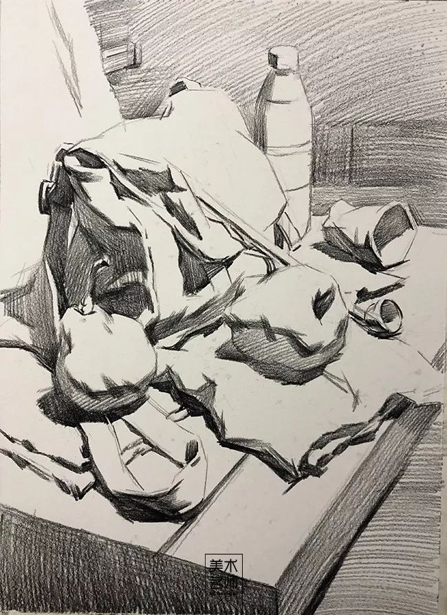 素描跟着国美状元学习定才能取得高分附步骤图边看边学边画