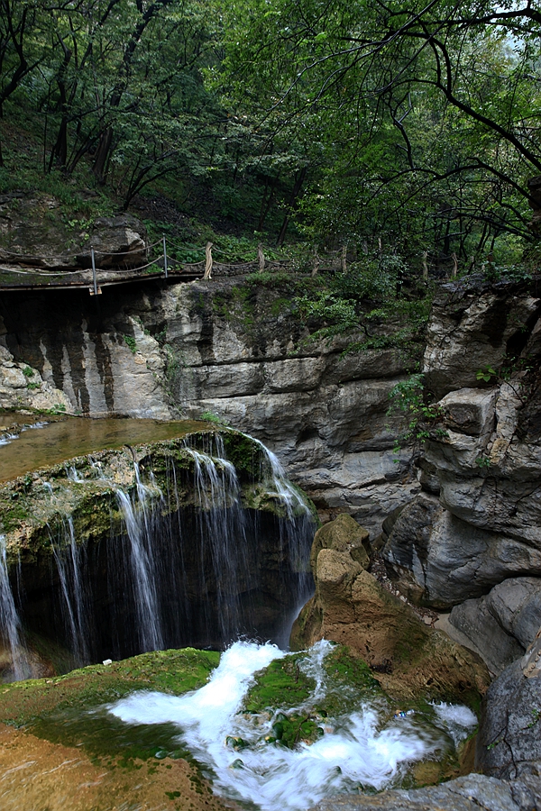 雨游蟒河风景区