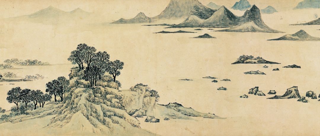 近代山水画大师山水卷图片