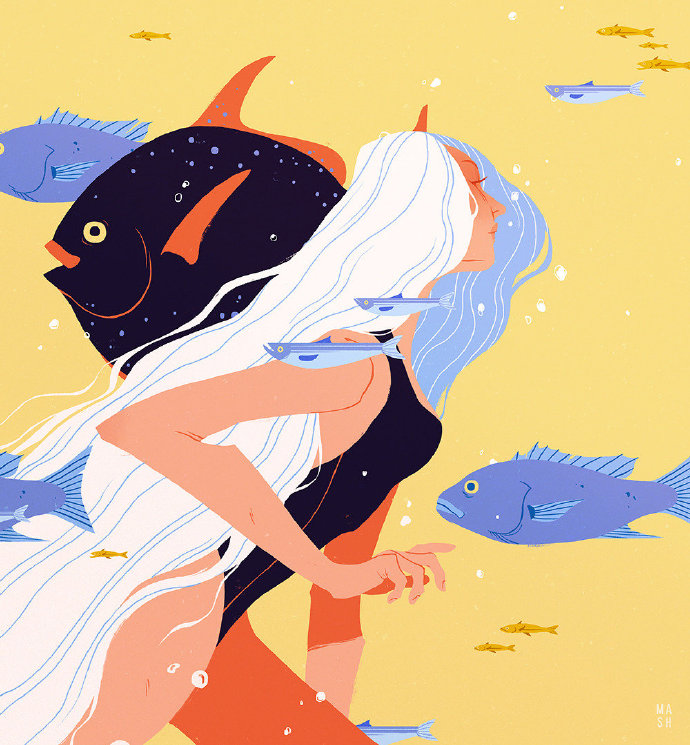 人物插画满满的西方神话色彩张力十足王氏教育