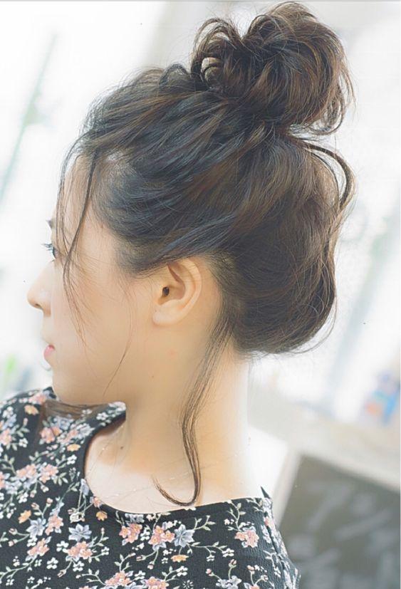 丸子头太大众了,快梳个"懒人丸子头",时髦又减龄 !_头发