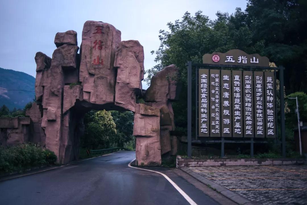 剑阁五指山风景区图片