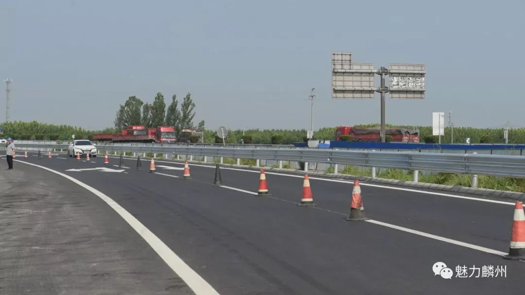 通车单县高速最新进展德上高速ae匝道正式通车