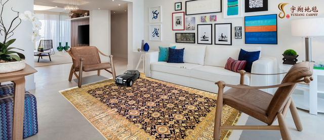手工真丝地毯搭配木地板,家装界最强cp让你家美翻天!