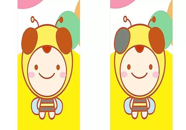 1,先来简单的,下图只有一处不同,5秒内能找出来吗?