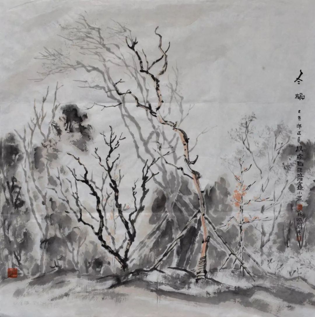 艺展中国扎根沃土钟情自然马建国水墨山水画作品展