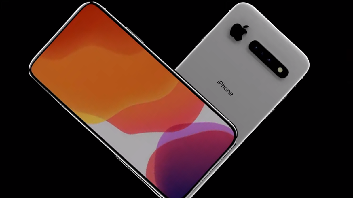 原创iphone概念新机4k全面屏5g基带几乎100屏占比颜值性能兼备