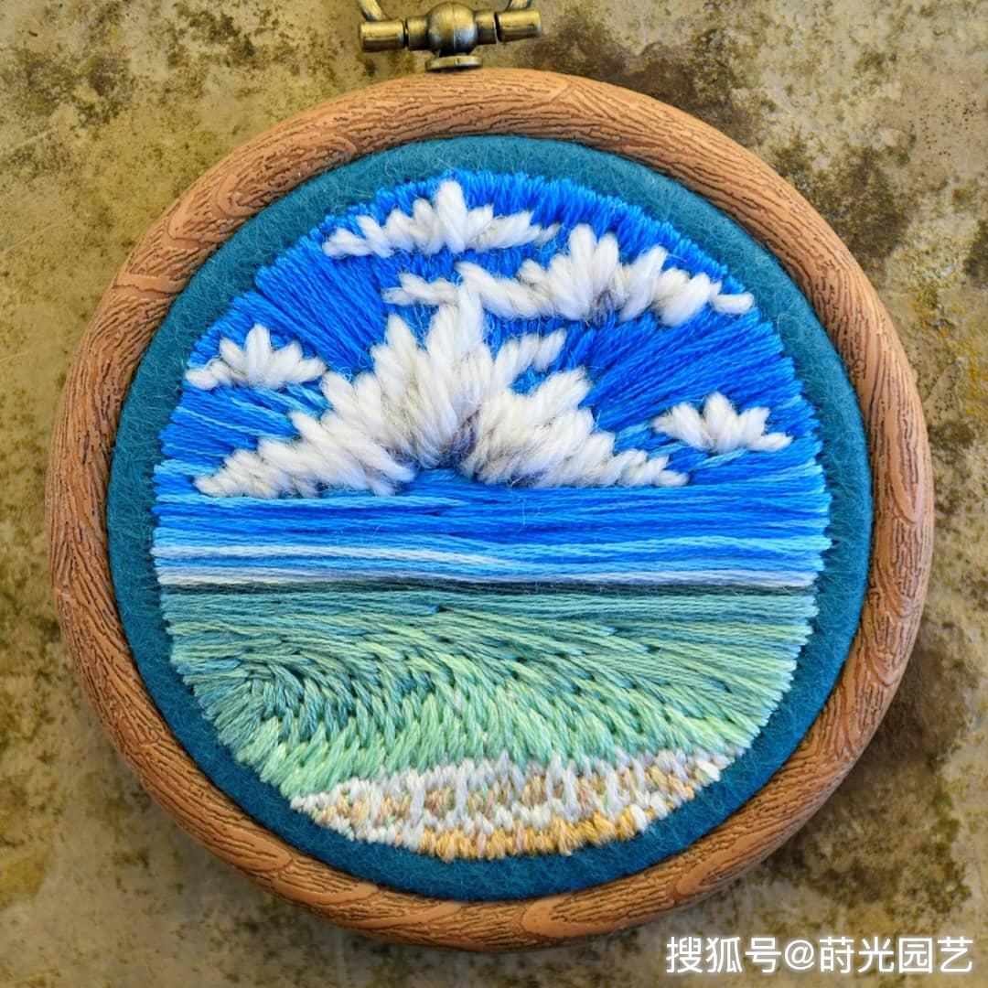 美victoriarose手工風景刺繡作品欣賞28p