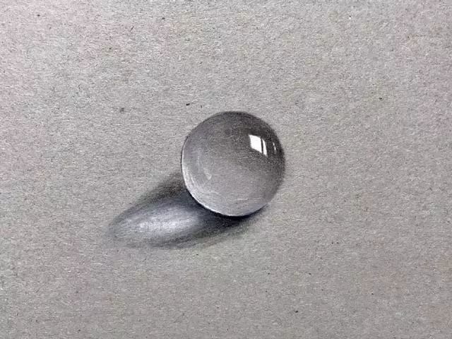 写实素描步骤及画法手把手教你画小水滴