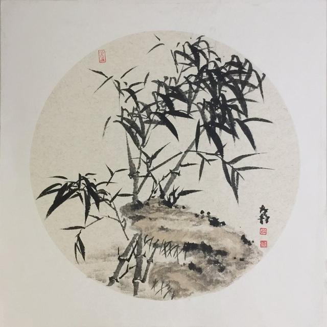 画家张本静竹子画作欣赏文字唯美画作更是俏美生动