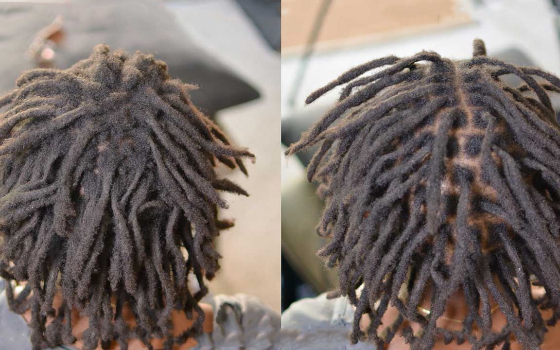 非洲黑人的脏辫有多脏头发放进水的那一刻画面简直辣眼睛