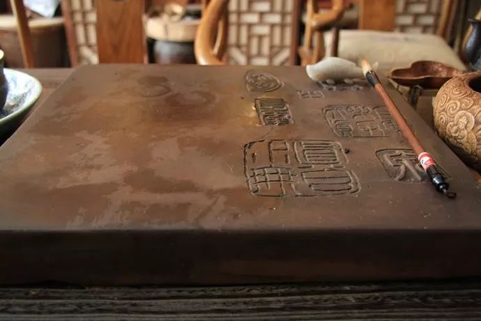青砖制茶盘