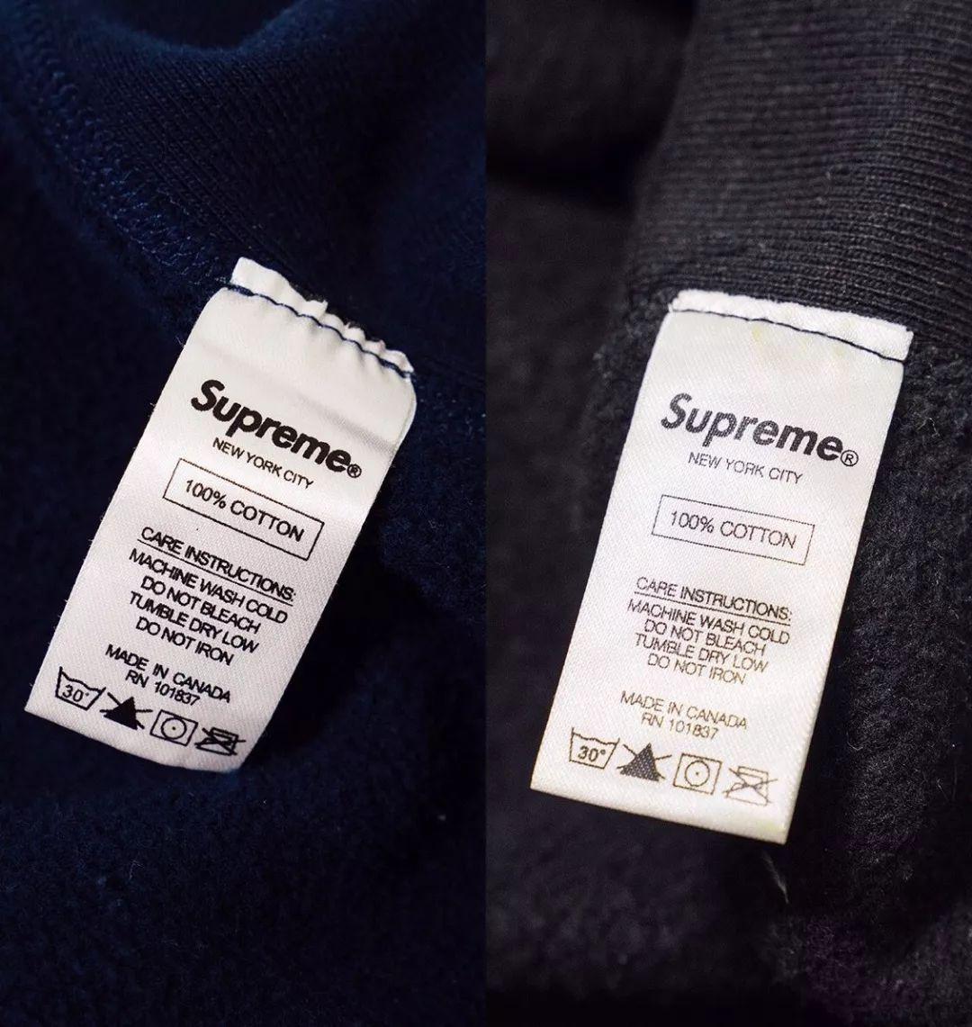 supreme羽绒服真假辨别图片