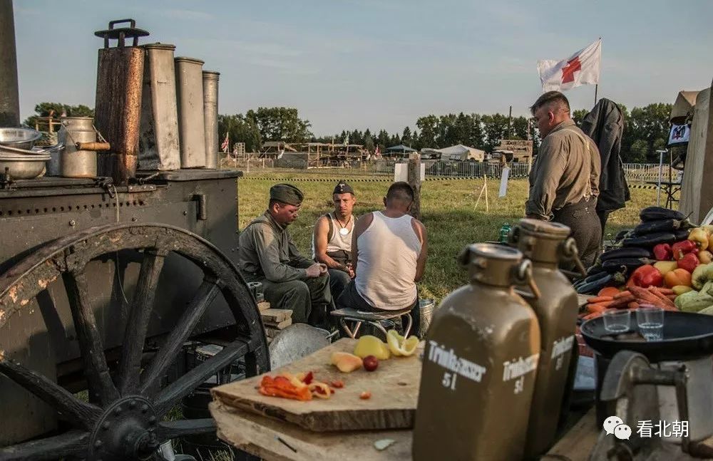 脑袋大脖子粗,不是将军就是伙夫,看军迷重演二战德军野战厨房