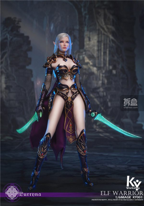 kystudio精靈女戰士布瑞納布瑞亞16可動人偶