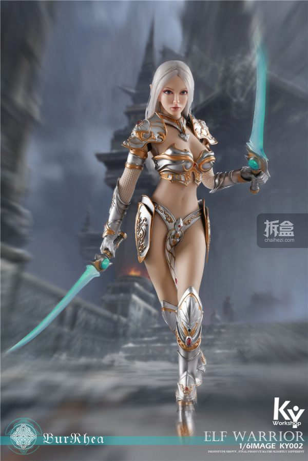 kystudio精灵女战士布瑞纳布瑞亚16可动人偶