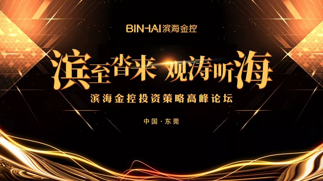滨海金控投资策略高峰论坛东莞站洞见存量市场新机遇传递行业掘金点