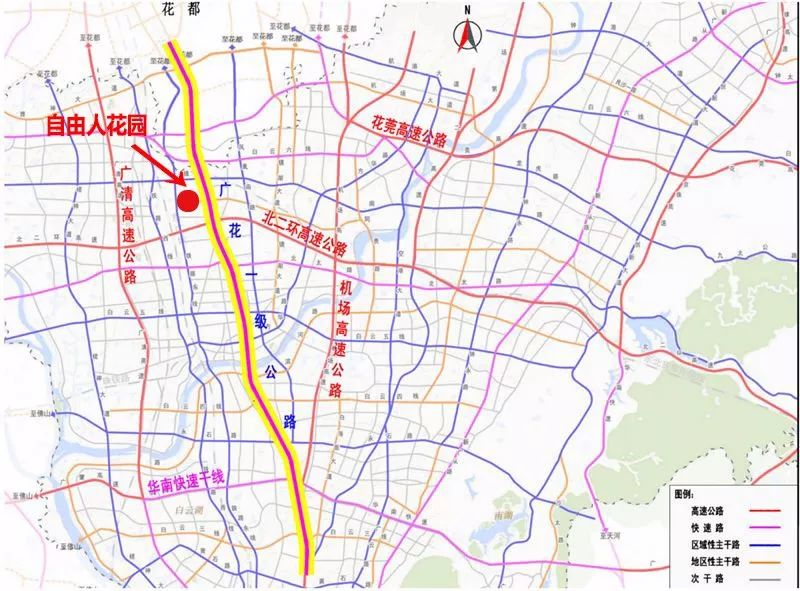 花都大徵7村6條在新雅街廣花路建設進入快車道