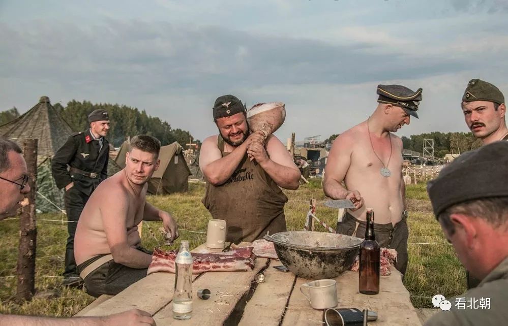 脑袋大脖子粗,不是将军就是伙夫,看军迷重演二战德军野战厨房
