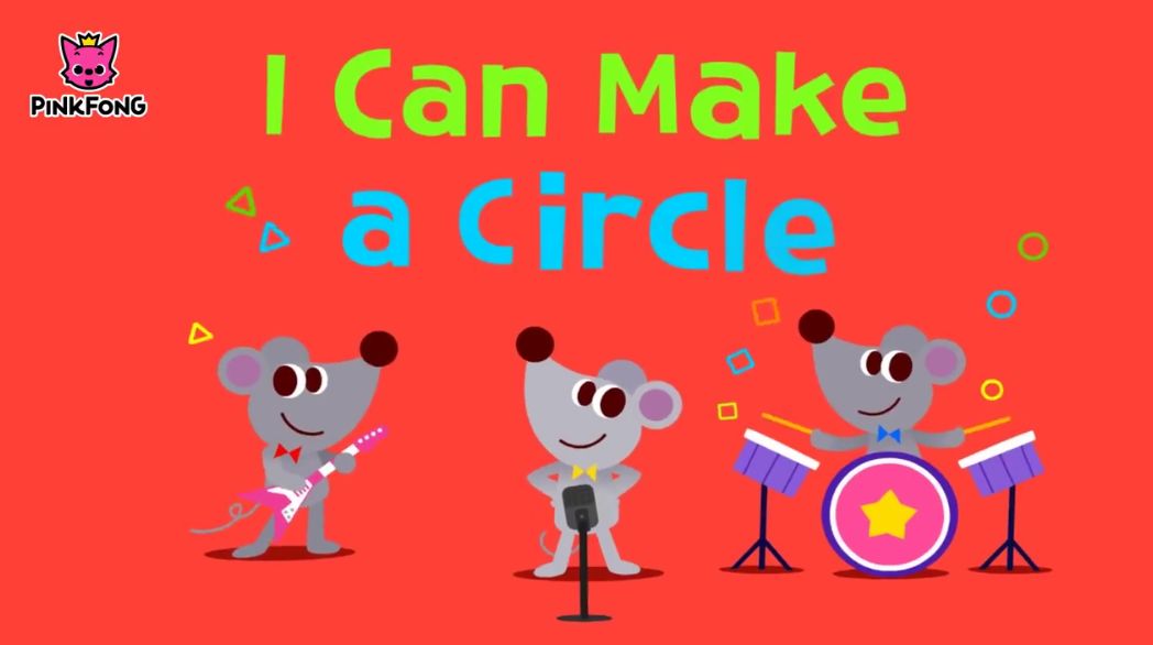 磨耳朵教宝宝认识形状的儿歌超有趣咿呀咿呀呦icanmakeacircle我可以
