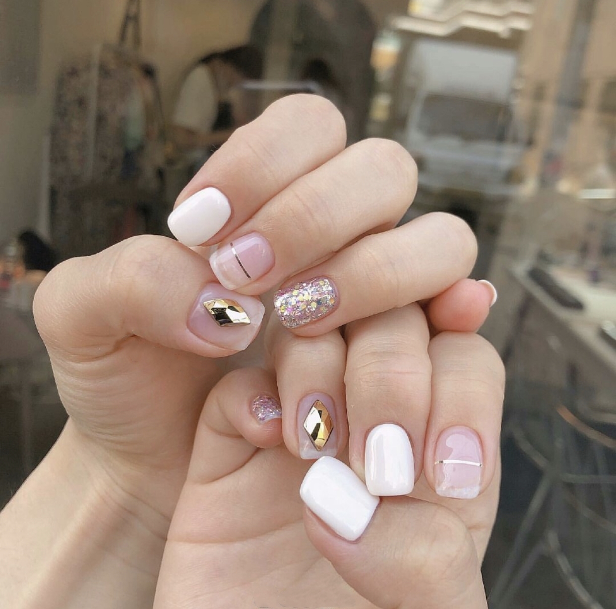 原创夏日超美的ins风美甲合集温柔又精致忍不住心动了