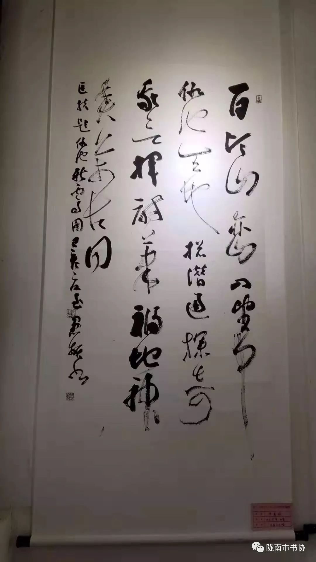 第十一届陇南乞巧女儿节西和麻纸书画展在西和县乞巧苑展出