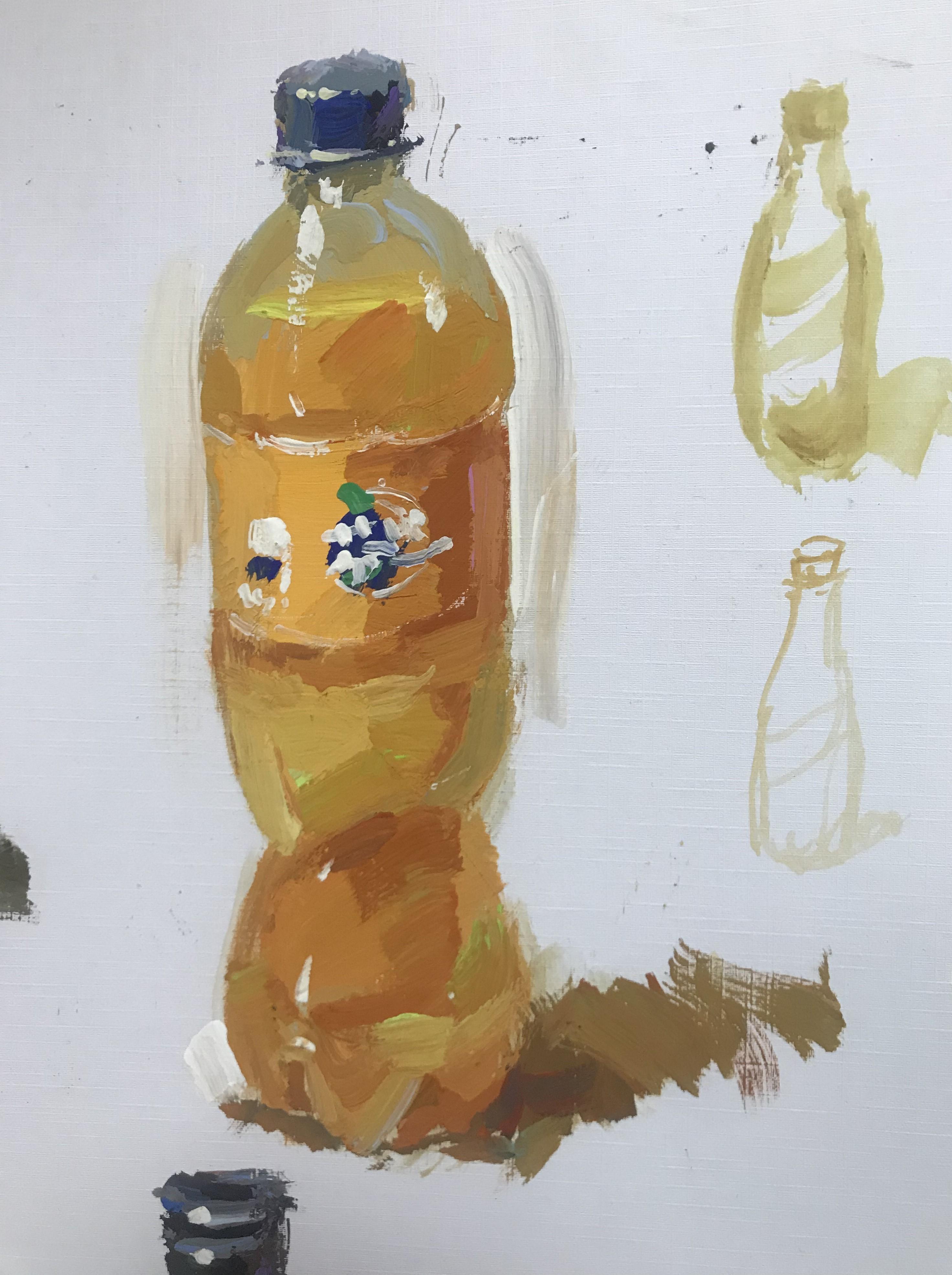 北京京艺教育色彩静物难点塑料瓶的刻画解析看完这篇零基础也能拿高分