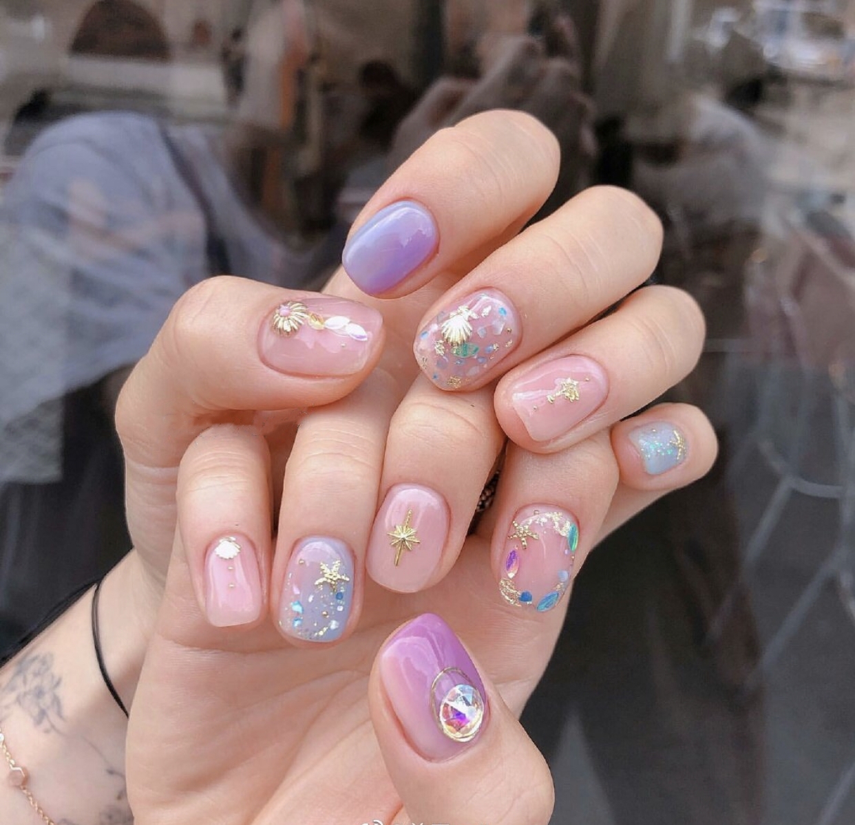 原创夏日超美的ins风美甲合集温柔又精致忍不住心动了