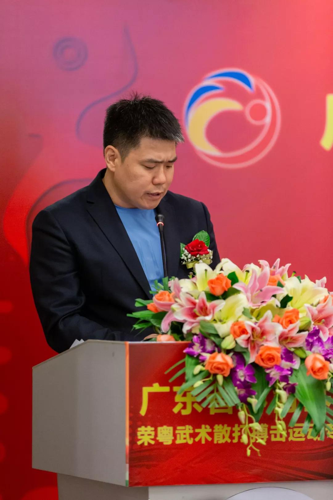 野隐功夫技创始人程志刚宣布荣粤武术散打搏击运动专项基金正式成立