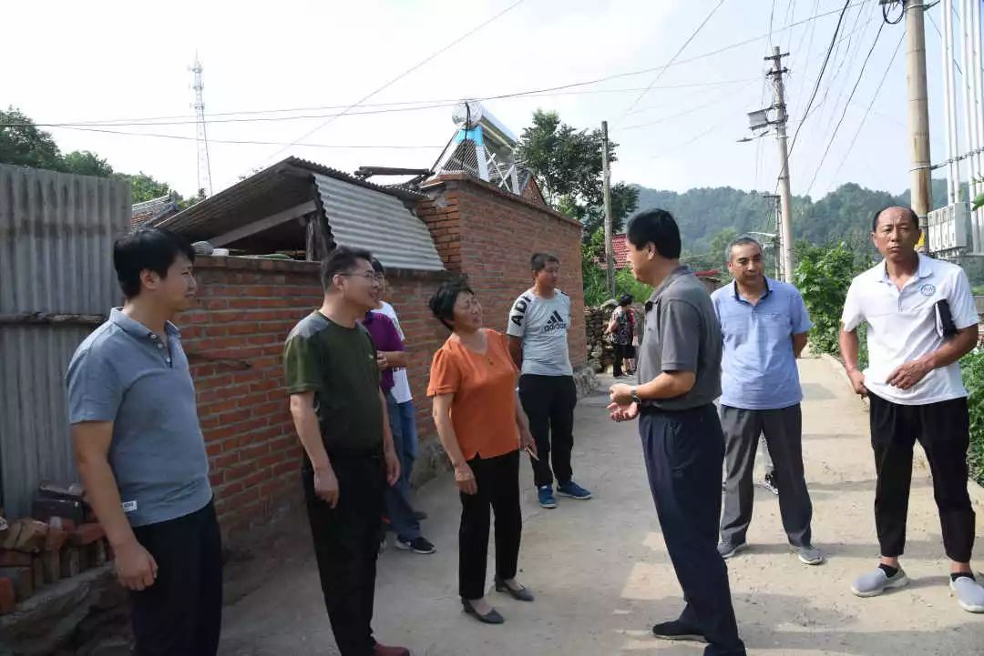副区长朱锡才同志到不老屯镇督导检查农村人居环境整治工作